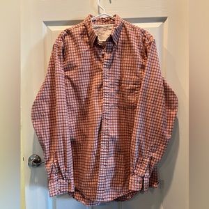 Arrow 1851 Varsity Oxford - Mens Plaid Longsleeve Shirt - Size LT